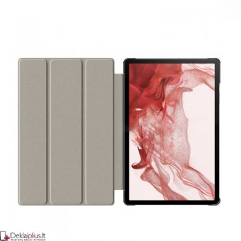 Dirbtinės odos atverčiamas dėklas - juodas (Samsung Tab S9 (SM-X710-SM-X716)